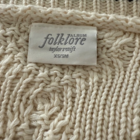Taylor Swift, Folklore Cardigan XS/S - Picture 3 of 7